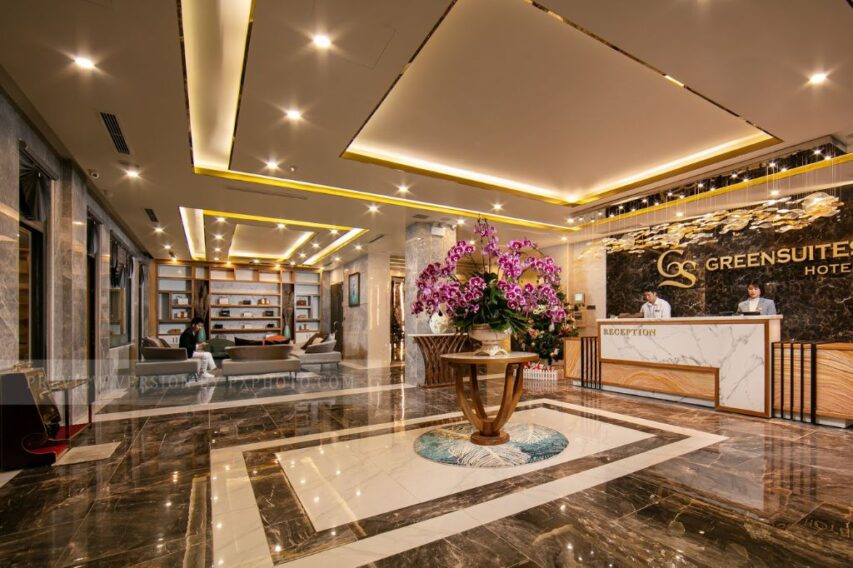 Green Suite Ha Long - sảnh khách sạn