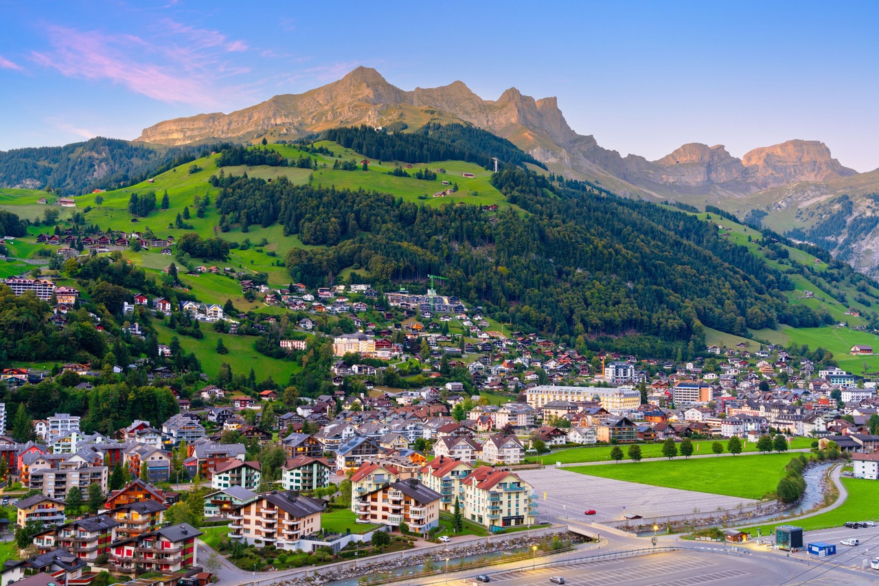 Engelberg village thuy sy