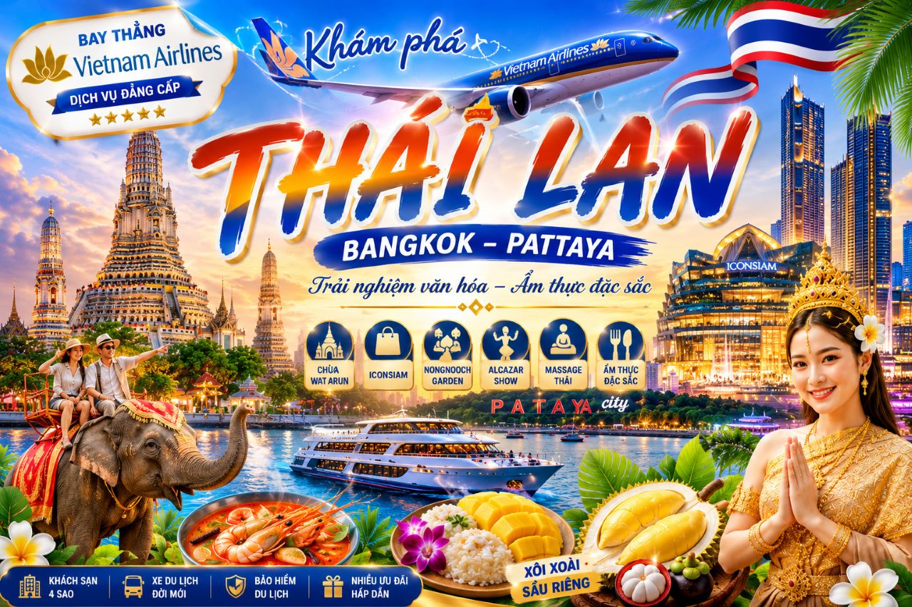 tour thai lan bangkok pattaya 5n4d bay vietnam airlines thang 6.2026