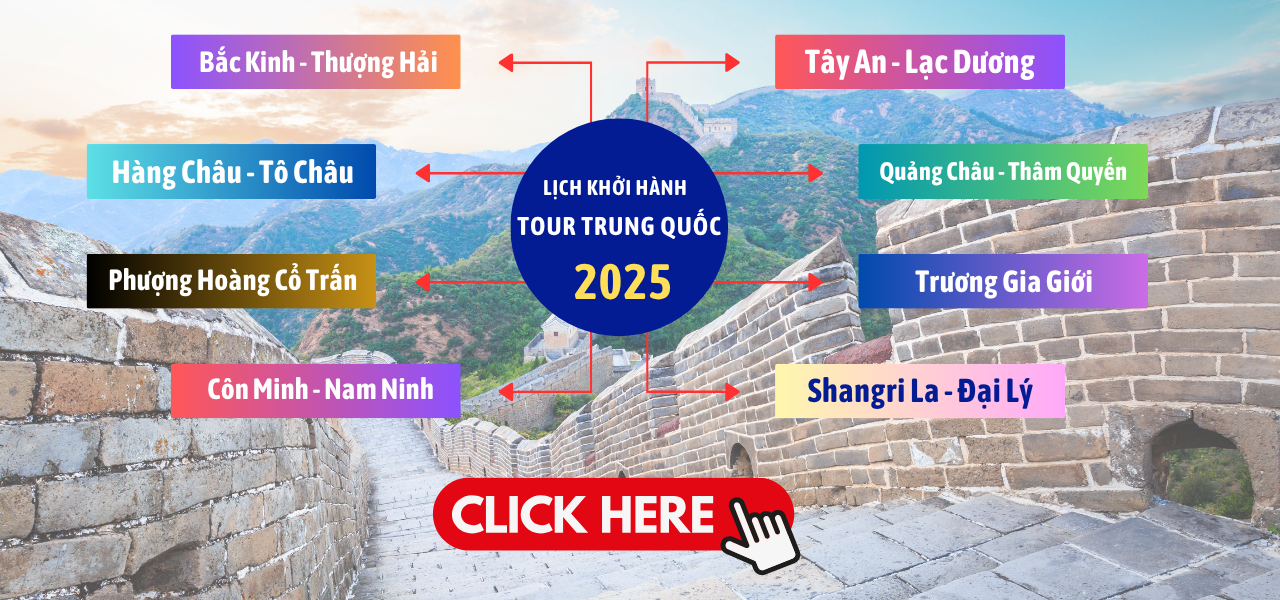LỊCH KHỞI HÀNH TOUR TRUNG QUOC - NGANG