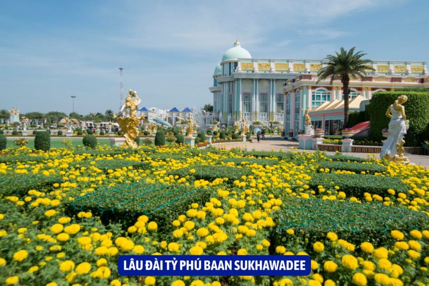 Lâu đài tỷ phú Baan Sukhawadee thai lan (8)