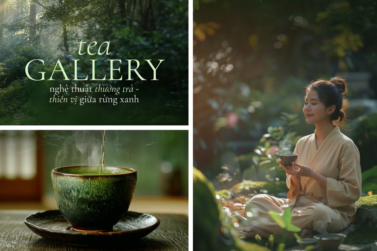 Tea Gallery flamingo hồ núi cốc