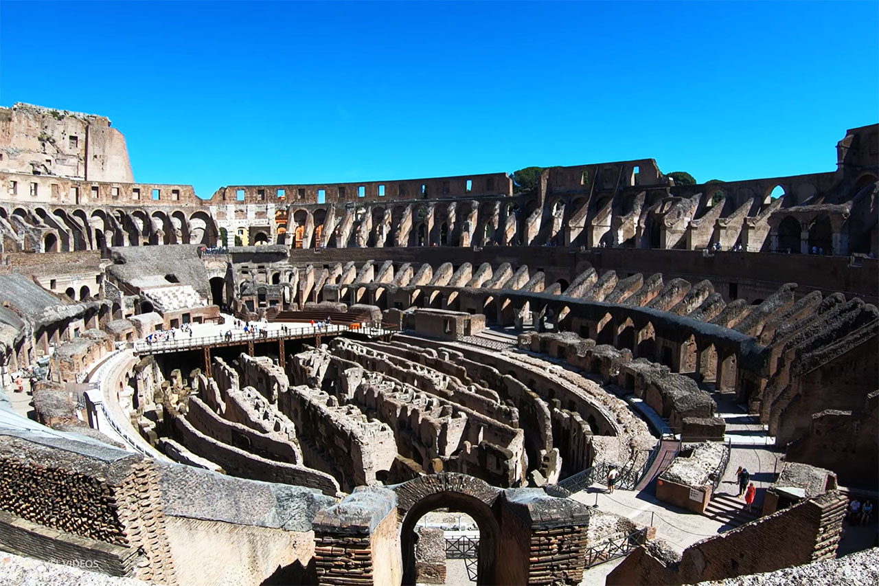 dau truong la ma Colosseum y italia