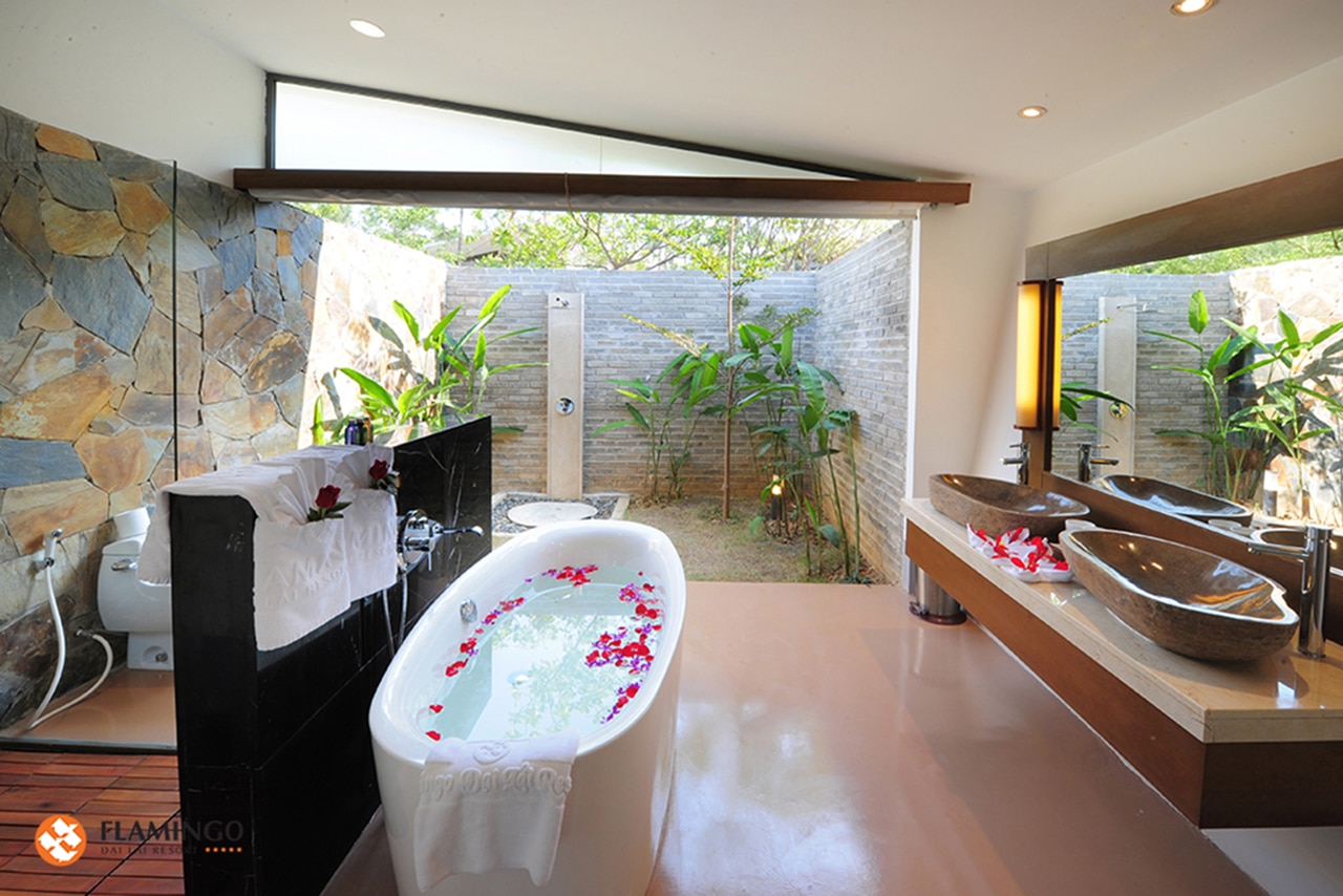 ☘️Villa 1 phòng ngủ Flamingo Đại Lải (💝Tặng Xông Hơi Hàn Quốc Jjim Jil Bang)