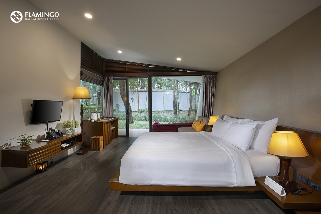 ☘️Villa 1 phòng ngủ Flamingo Đại Lải (💝Tặng Xông Hơi Hàn Quốc Jjim Jil Bang)