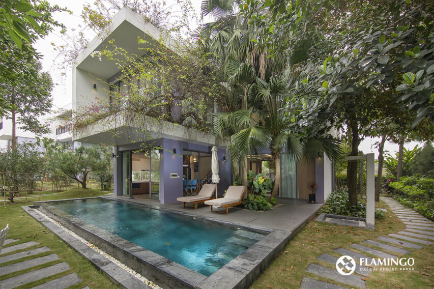 🏊Villa 2 phòng ngủ Flamingo Đại Lải Hồ bơi riêng (💝Tặng Xông Hơi Hàn Quốc Jjim Jil Bang)