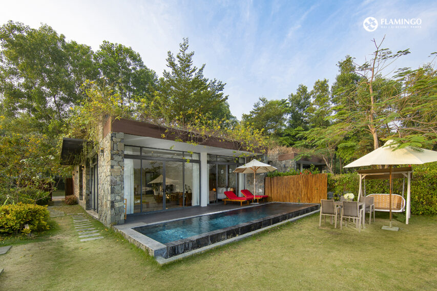 🏝️Villa 3 phòng ngủ Flamingo Đại Lải Hồ bơi riêng  (💝Tặng Xông Hơi Hàn Quốc Jjim Jil Bang)