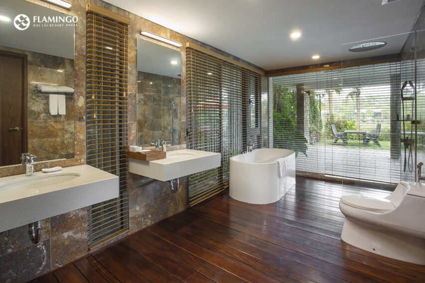 🛏️Combo Villa 4 phòng ngủ Flamingo Đại Lải Hồ bơi riêng (💝Tặng Xông Hơi Hàn Quốc Jjim Jil Bang)