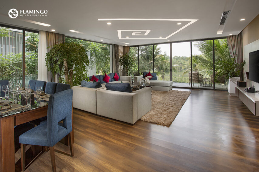 🛏️Combo Villa 4 phòng ngủ Flamingo Đại Lải Hồ bơi riêng (💝Tặng Xông Hơi Hàn Quốc Jjim Jil Bang)