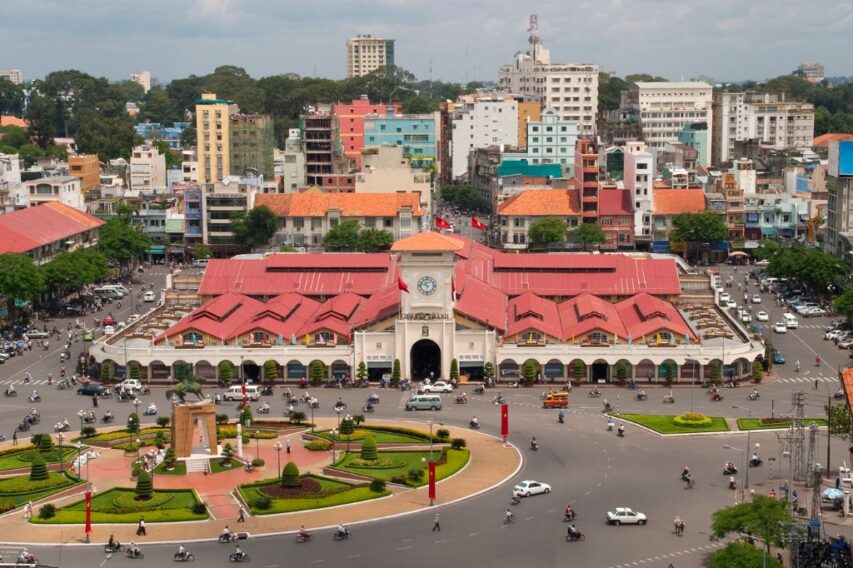 hồ chí minh sài gòn chợ bến thành