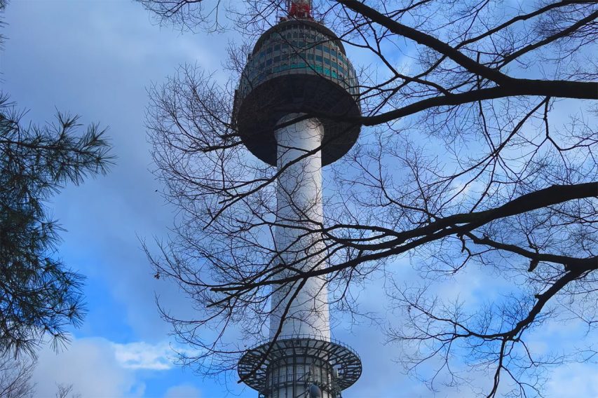 thap n seoul tower han quoc
