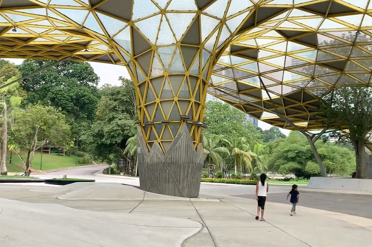 vuon bach thao Botanical garden Perdana Malaysia